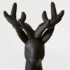 12" Plastic Sitting Deer Decorative Figurine Black - Wondershop™ -Christmas Supplies Store GUEST 8cd27ad6 3c49 4fe0 b6cb 17072deae256