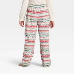Kids' "Let It Snow" Fair Isle Microfleece Holiday Matching Family Pajama Pants - Wondershop™ Cream -Christmas Supplies Store GUEST 8cff2628 f878 42a0 9ccc 966a9a9dd46b