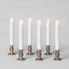 6ct Battery Operated LED Christmas Candolier Warm White With Brushed Silver Base - Wondershop™ -Christmas Supplies Store GUEST 8fb43494 fdd7 4468 bd0a 55aabae72095