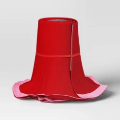 Christmas Tree Stand Collar With Scalloped Satin Edge Red/Pink - Wondershop™ -Christmas Supplies Store GUEST 9109ce86 c530 4cf6 a5f7 1da475b855a4