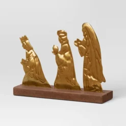 3pc Metal Christmas Nativity Scene Figurine Set - Wondershop™ Gold -Christmas Supplies Store GUEST 93fcd2f3 984d 4877 893e 02fc8f94efa5