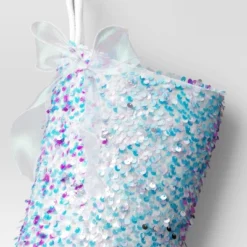 21" Christmas Iridescence Sequins Stocking With Bow - Wondershop™ -Christmas Supplies Store GUEST 9a92cee8 f920 460e 937c 89d0c45ce867