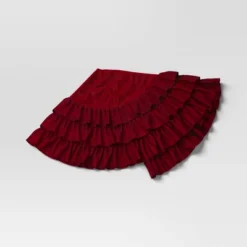 48" Velvet Tree Skirt With 3 Layers Of Ruffles - Wondershop™ -Christmas Supplies Store GUEST 9af7e8e5 a513 4a47 b65c db51b613f968