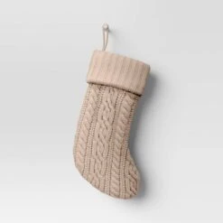 20" Cable Knit Christmas Stocking - Wondershop™ -Christmas Supplies Store GUEST 9dea4c92 4120 473e aa6c a54f80d054b7