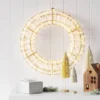 LED High Density Champagne Metal Wreath Christmas Novelty Silhouette Lights With White Color Light Bulb - Wondershop™ -Christmas Supplies Store GUEST 9e19f46a 86c9 40c6 ad83 6572410991e4