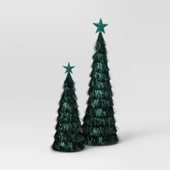 2pk Christmas 18" And 12" Tinsel Trees - Wondershop™ -Christmas Supplies Store GUEST 9f2fd553 c8e3 4af8 9db7 efd38bb6d889