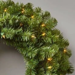 28in Pre-lit Artificial Christmas Wreath Clear Lights - Wondershop™ -Christmas Supplies Store GUEST a01a8791 91bb 411e 992b ac595839c63f