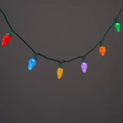 25ct LED C9 Faceted Christmas String Lights With Green Wire - Wondershop™ -Christmas Supplies Store GUEST a27ca4da 49b4 4781 9cde b205d6dba5ad