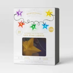 10ct LED Star Alternating Slow Fade Christmas String Lights Multicolor Green Wire - Wondershop™ -Christmas Supplies Store GUEST a468094c d910 4bf0 ad4f 69fe6a4d44c0