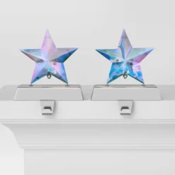 2pk Christmas Lit Iridescent Star Stocking Holder - Wondershop™ 7 2pk Christmas Lit Iridescent Star Stocking Holder - Wondershop™ -Christmas Supplies Store GUEST a49ff8d4 0d33 4ed5 a4e8 322a795d2ed5
