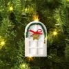 Christmas Wood Door Ornament White - Wondershop™