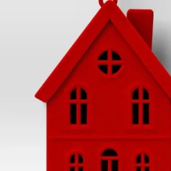 Christmas Metal Red House Ornament - Wondershop™ -Christmas Supplies Store GUEST a556fd92 7445 415d b4fd 86399bdaa9b0