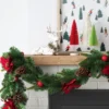 6' Mixed Greenery With Poinsettia Flowers Decorated Artificial Christmas Garland - Wondershop™ -Christmas Supplies Store GUEST a5960146 5ff1 4437 b3b3 df1f07d17ff8