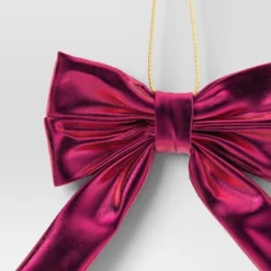 6.75" Christmas Metallic Bow Ornament Hot Pink - Wondershop™ -Christmas Supplies Store GUEST a5aa6dc4 2c9c 4a1e bbb7 e2cc05b9efca
