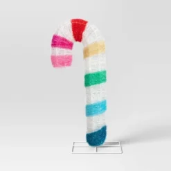 34" Incandescent Tinsel Candy Cane Christmas Novelty Sculpture Light Warm White - Wondershop™ -Christmas Supplies Store GUEST a74062a8 4741 44d5 8242 a31b637ec6ea