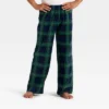 Kids' Plaid Microfleece Holiday Matching Family Pajama Pants - Wondershop™ Navy Blue -Christmas Supplies Store GUEST a7f7dfea 2910 4ca7 909e 78eccf55c79a