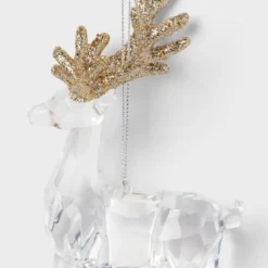 Acrylic Deer With Glittered Antlers Christmas Tree Ornament - Wondershop™ 7 Acrylic Deer With Glittered Antlers Christmas Tree Ornament - Wondershop™ -Christmas Supplies Store GUEST abb8382e 3f3c 47f9 8dc4 315143f2ec85