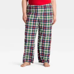 Women's Plaid Microfleece Holiday Matching Family Pajama Pants - Wondershop™ Cream -Christmas Supplies Store GUEST ad84cec6 877c 4ade 81a7 88311e476989