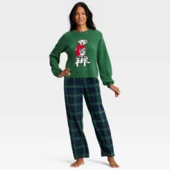 Women's Plaid Microfleece Holiday Matching Family Pajama Pants - Wondershop™ Navy Blue -Christmas Supplies Store GUEST ae801483 8742 49c6 abe4 b9657e786694