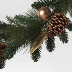 6' Mixed Greenery With Gold Berries And Ornaments Christmas Artificial Garland Green - Wondershop™ -Christmas Supplies Store GUEST affc1a96 1c40 449d 9d38 4057fc8646e3