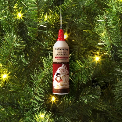 5" Christmas Resin Peppermint Aerosol Whip Ornament - Wondershop™ 3 5" Christmas Resin Peppermint Aerosol Whip Ornament - Wondershop™