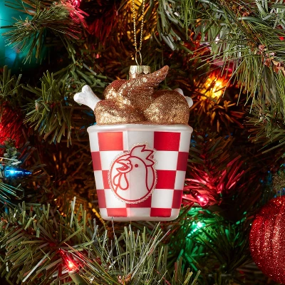 Glass Fried Chicken Christmas Tree Ornament - Wondershop™: Indoor Decoration 3 Glass Fried Chicken Christmas Tree Ornament - Wondershop™: Indoor Decoration