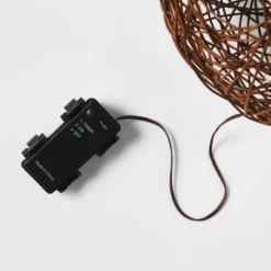 Battery Operated Brown Faux Rattan Sphere Fairy String Lights Warm White With Brown Wire - Wondershop™ -Christmas Supplies Store GUEST b5f6d835 3e6c 4ba8 b25a c46815fe8053