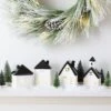 10pc Battery Operated Decorative Ceramic Village Kit White/Black With Green Trees - Wondershop™ -Christmas Supplies Store GUEST b7b347d5 bd1f 426d aad0 6a61ccc229d4