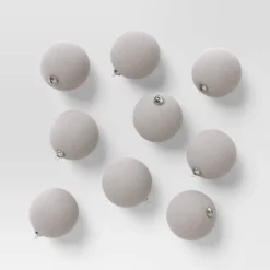 9ct 80mm Christmas Flocked Ball Ornament Set - Wondershop™ -Christmas Supplies Store GUEST b8dbe55b 6ff8 408a b620 0fb3dd87f94b