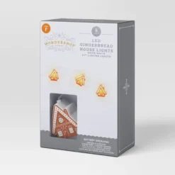 8ct LED Battery Operated Christmas Gingerbread Houses Novelty String Lights Warm White With Clear Wire - Wondershop™ -Christmas Supplies Store GUEST b8f016d4 da4a 4f9f 8c8e 7e6fdc495fc0