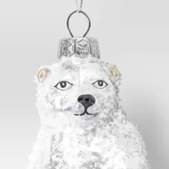 Christmas Glass Polar Bear Ornament - Wondershop™ -Christmas Supplies Store GUEST ba27a6fb 16ff 47fb b0a7 6b0475a3f65f