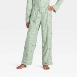 Kids' Gingerbread Striped Long Sleeve Shirt And Pants Holiday Matching Family Pajama Set - Wondershop™ Cream -Christmas Supplies Store GUEST ba62f861 f58b 4f8e a1f6 7cb8b32c6d18