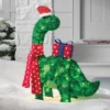 27.5" Incandescent Green Tinsel Dinosaur With Gift Christmas Novelty Sculpture Light Clear - Wondershop™ -Christmas Supplies Store GUEST bc39b4dc 6d9c 4f4b a193 7530a1d510a3