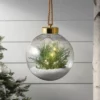 Battery Operated LED Globe With Faux Greenery Christmas Novelty Sculpture Light Warm White - Wondershop™ -Christmas Supplies Store GUEST bc9f140e f19e 452a aba2 83c4b86f9075