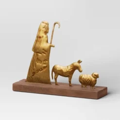 3pc Metal Christmas Nativity Scene Figurine Set - Wondershop™ Gold -Christmas Supplies Store GUEST bcd21d8b eddc 42c9 a03d b270bd2e7975