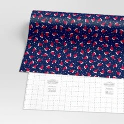 30" 50 Sq Ft Christmas Roll Wrap Santa Hats On Navy - Wondershop™ -Christmas Supplies Store GUEST bf68b76b 7be9 42c8 af41 07947d5bbdbe