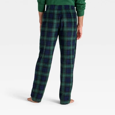 Men's Plaid Microfleece Holiday Matching Family Pajama Pants - Wondershop™ Navy Blue 3 Men's Plaid Microfleece Holiday Matching Family Pajama Pants - Wondershop™ Navy Blue