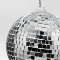 4" Christmas Disco Ball Ornament Silver - Wondershop™ -Christmas Supplies Store GUEST c1e724b7 d523 4507 89cb 826461360050