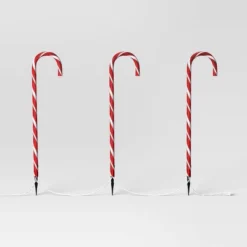 3pc LED Candy Cane Christmas Novelty Path Lights - Wondershop™ -Christmas Supplies Store GUEST c42b62b2 4d3d 4660 a490 0a18f2123e84