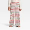 Kids' "Let It Snow" Fair Isle Microfleece Holiday Matching Family Pajama Pants - Wondershop™ Cream -Christmas Supplies Store GUEST c612ef74 746c 49cf b667 432d658dd0de