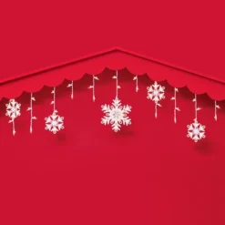 150ct Incandescent Christmas Icicle Lights With Snowflake Novelty Accent Clear Bulbs With White Wire - Wondershop™ -Christmas Supplies Store GUEST c7d7834e 8470 421f 8abc 8c678eec80c3