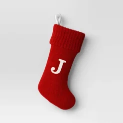 Knit Monogram Christmas Stocking Red - Wondershop™ -Christmas Supplies Store GUEST c9eda6b6 af9f 4c40 a48d 851083066c26