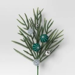 4ct Christmas Greenery Picks Green/Silver Decorative Balls - Wondershop™ 5 4ct Christmas Greenery Picks Green/Silver Decorative Balls - Wondershop™ -Christmas Supplies Store GUEST cb9a9c5a 966b 4de5 99ac 2563e2f0b253