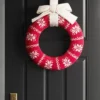 16" Knit Fair Isle Christmas Decorative Wreath Red/White - Wondershop™ -Christmas Supplies Store GUEST cc65eea9 4c57 44a7 9696 7e67b2492585