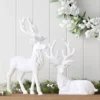 13.5" Christmas Flocked Standing Deer White - Wondershop™ -Christmas Supplies Store GUEST ce5c1783 d99d 43cc ad0e 0f41c0b52bc7
