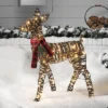 LED 37" Faux Rattan Doe Christmas Novelty Sculpture Light Warm White - Wondershop™ -Christmas Supplies Store GUEST d1f0c45b 63cf 46d9 908d 2f466d7df584