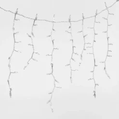300ct High Density Christmas Icicle Lights Clear With White Wire - Wondershop™: Indoor/Outdoor, Incandescent -Christmas Supplies Store GUEST d24c742e b9c4 4758 b8b3 e971340f9f7d