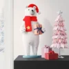 23.5" Fabric Polar Bear Holding Gift Animal Statue - Wondershop™ White -Christmas Supplies Store GUEST d3a799f8 5937 4fbf 9ff7 cab1dcf8d37f