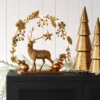 15" Battery Operated Lit Deer And Foliage Christmas Decorative Sculpture - Wondershop™ Gold -Christmas Supplies Store GUEST d402d719 59a2 4764 b1e3 fcc9e1ed07cd