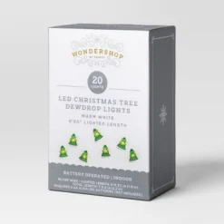 20ct LED Battery Operated Christmas Tree Dew Drop Lights Warm White With Silver Wire - Wondershop™ -Christmas Supplies Store GUEST d47707fb 54fb 4130 a316 cdbd30a15910